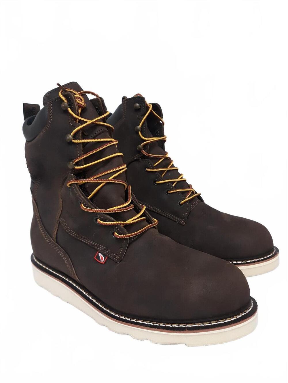 Red Wing 14442 Men Work Boots 9.5 D Soft Toe DynaForce Leather Wedge Sole USA EH